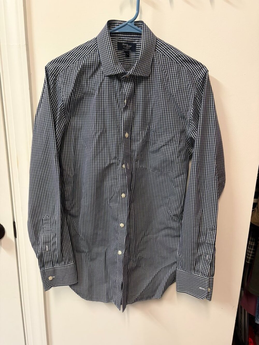 J Crew "Thompson Shirtings" Gingham Dress Shirt